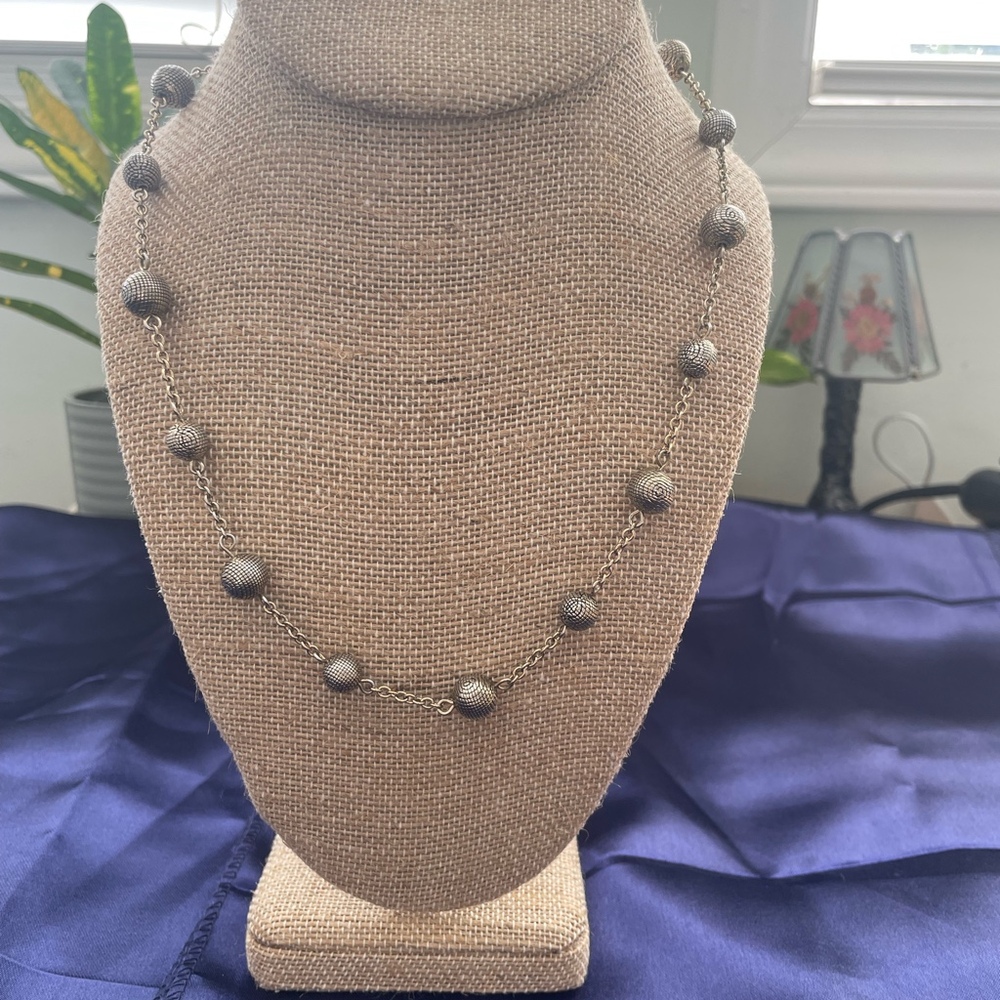 Chaps Ralph Lauren Silver Tone Necklace